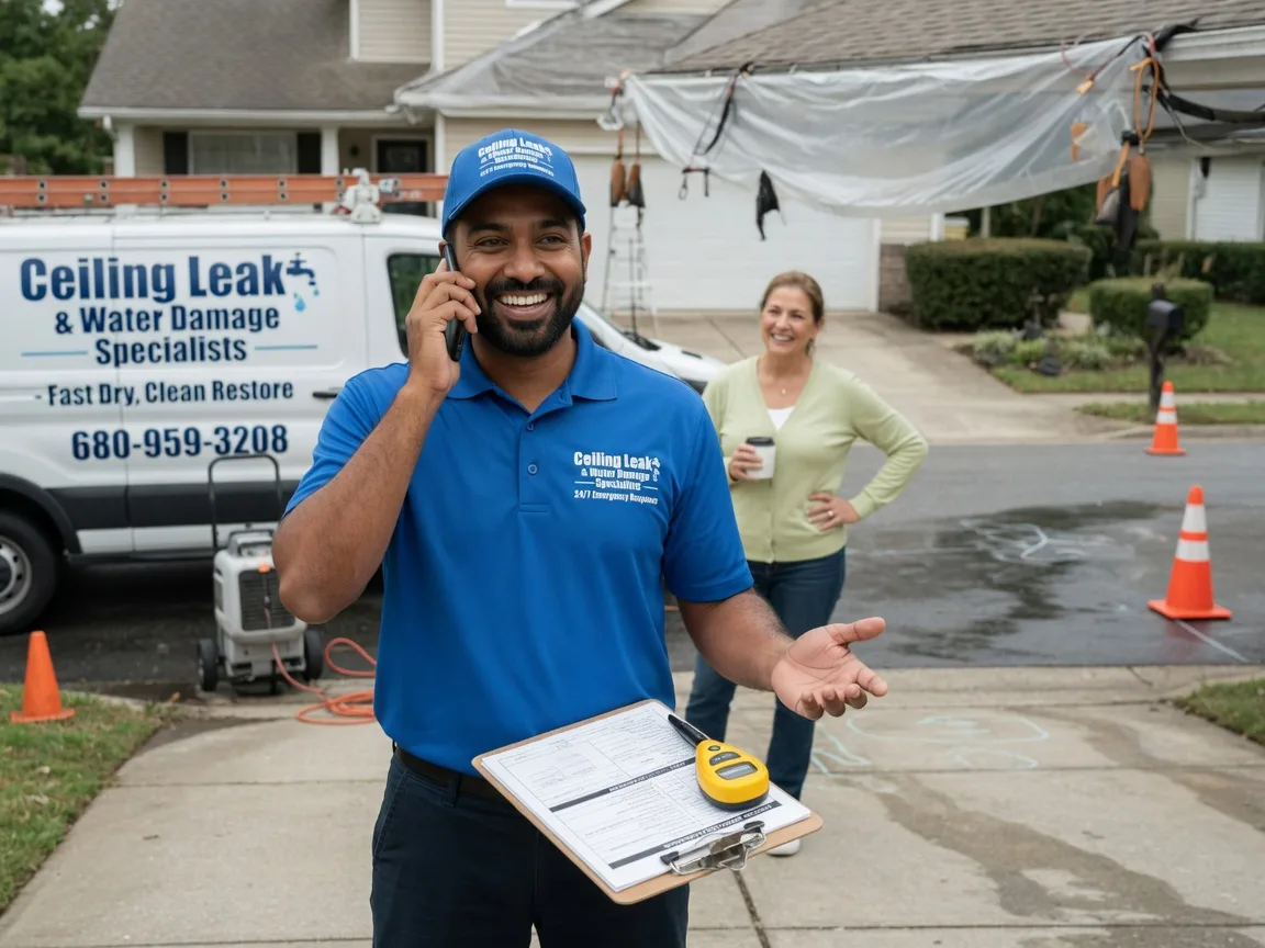 Ceiling Leak Cleanup Weyauwega, WI FAQs